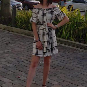 White and Black dress